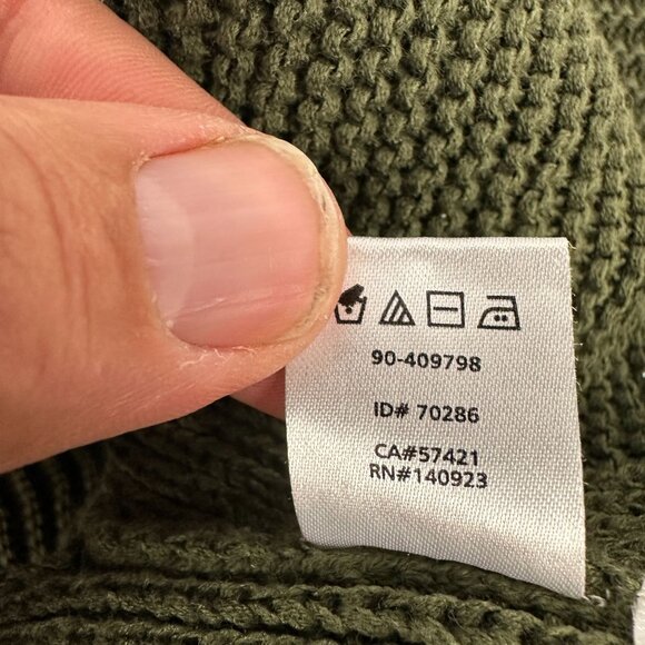 Lou & Grey Womens Olive Green Knit Tank Dress Small Cotton & Polyester - Picture 6 of 7